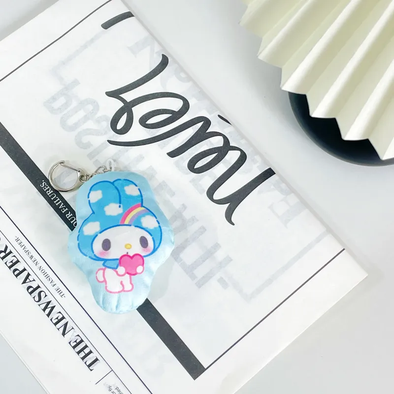 Hello Kitty Sanrio Series Polyester Keychains Women's-3