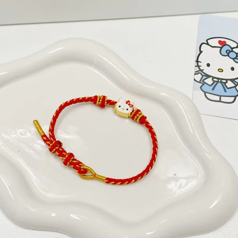 Sanrio x Hello Kitty Alloy Bracelets Women's-3
