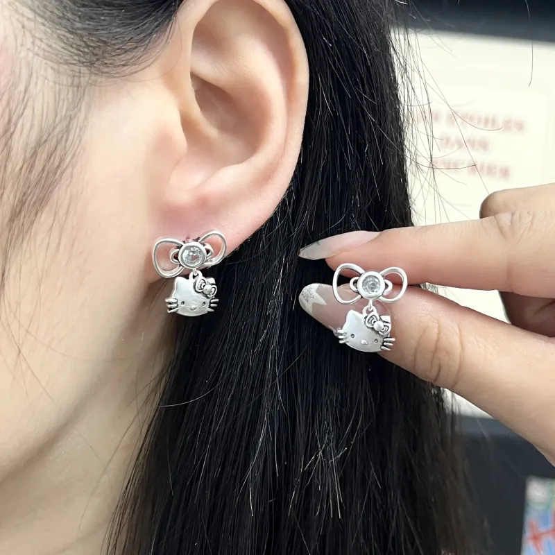 Sanrio Hello Kitty Earrings Women's-4