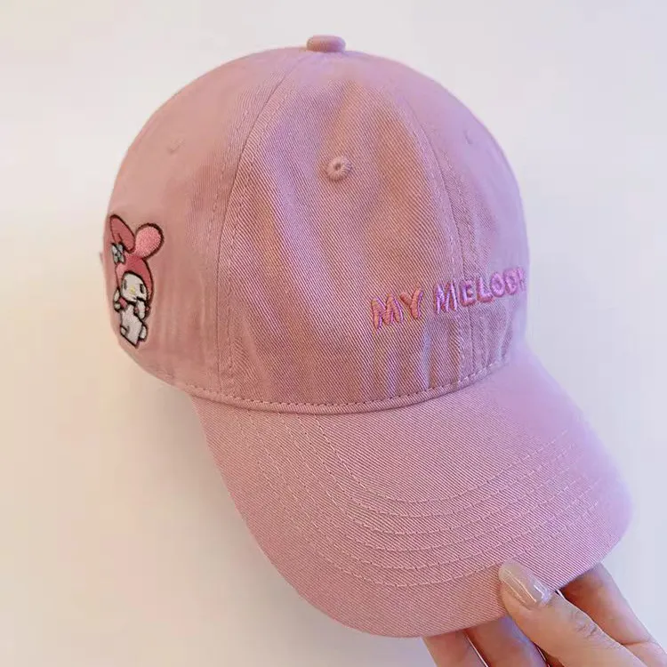 Hello Kitty Cotton Baseball Caps Unisex-1