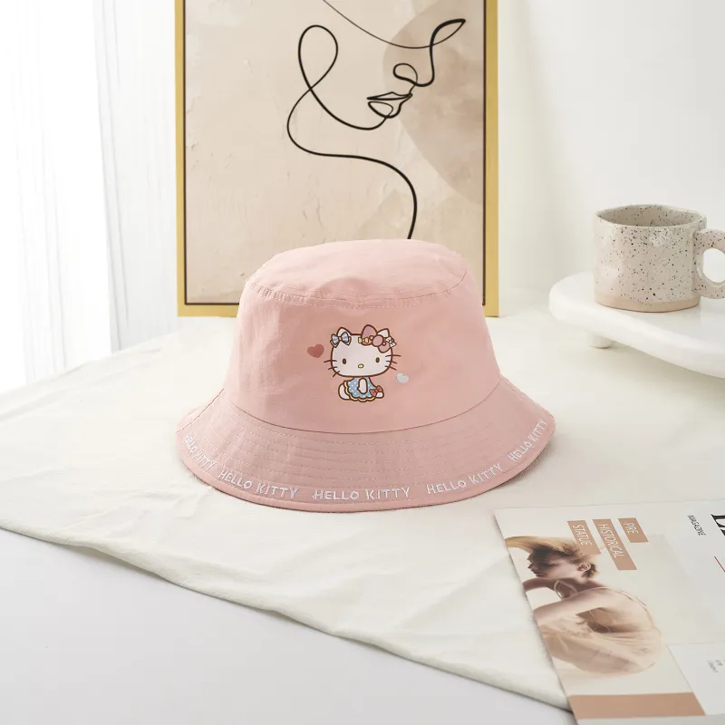 Hello Kitty x Sanrio Polyamide Bucket Hats Women's-1