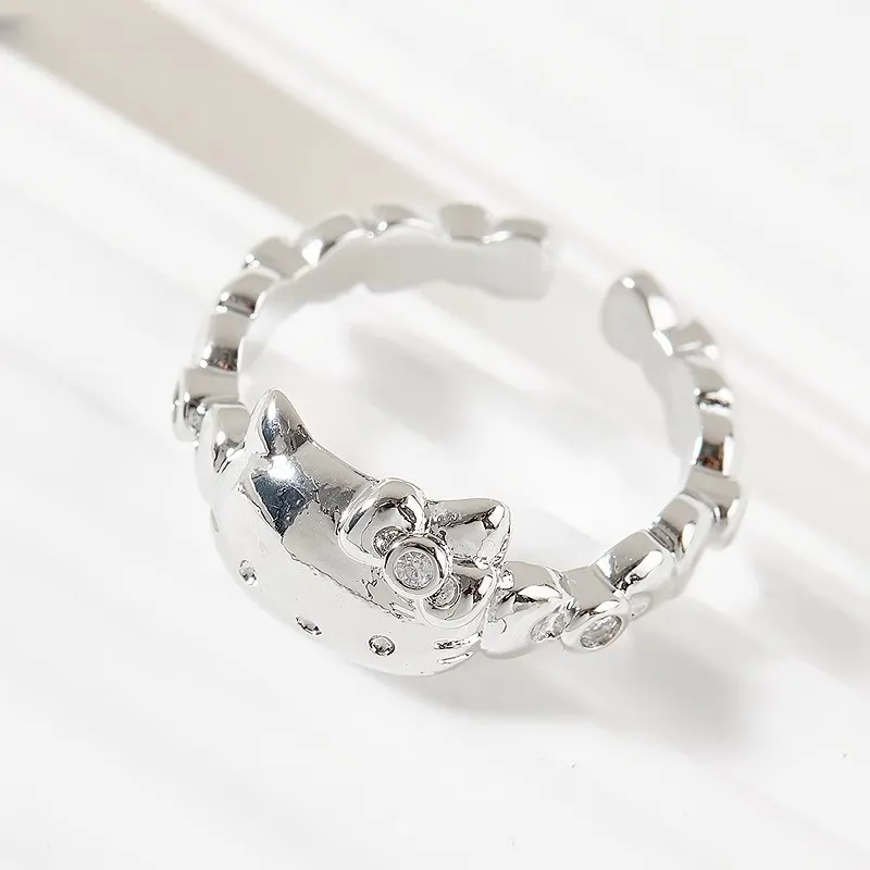 Sanrio x Hello Kitty Alloy Rings Unisex-4