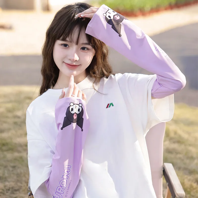 Sanrio Kulomi Polyester Sun Protection Sleeves Unisex-3