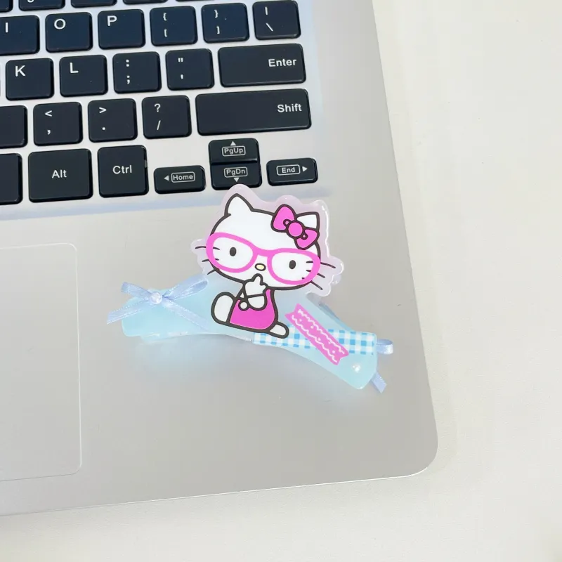Sanrio Hello Kitty Acrylic Hair Clips Women's-3