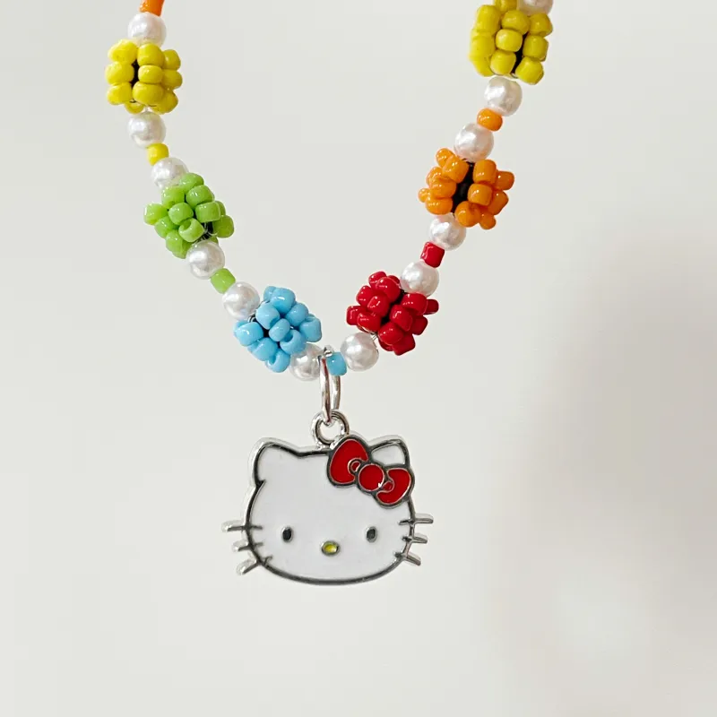 Sanrio Hello Kitty Acrylic Bracelets Women's-2