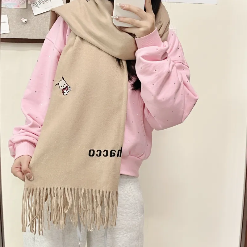 Sanrio Pacha Dogs Knit Scarves Women's-1