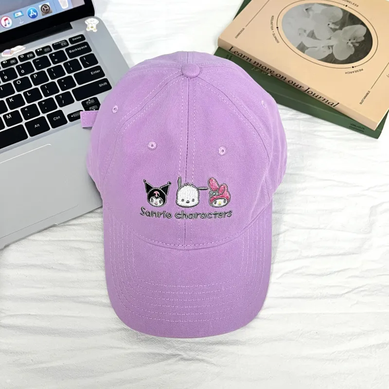 Hello Kitty Cotton Baseball Caps Women's-3