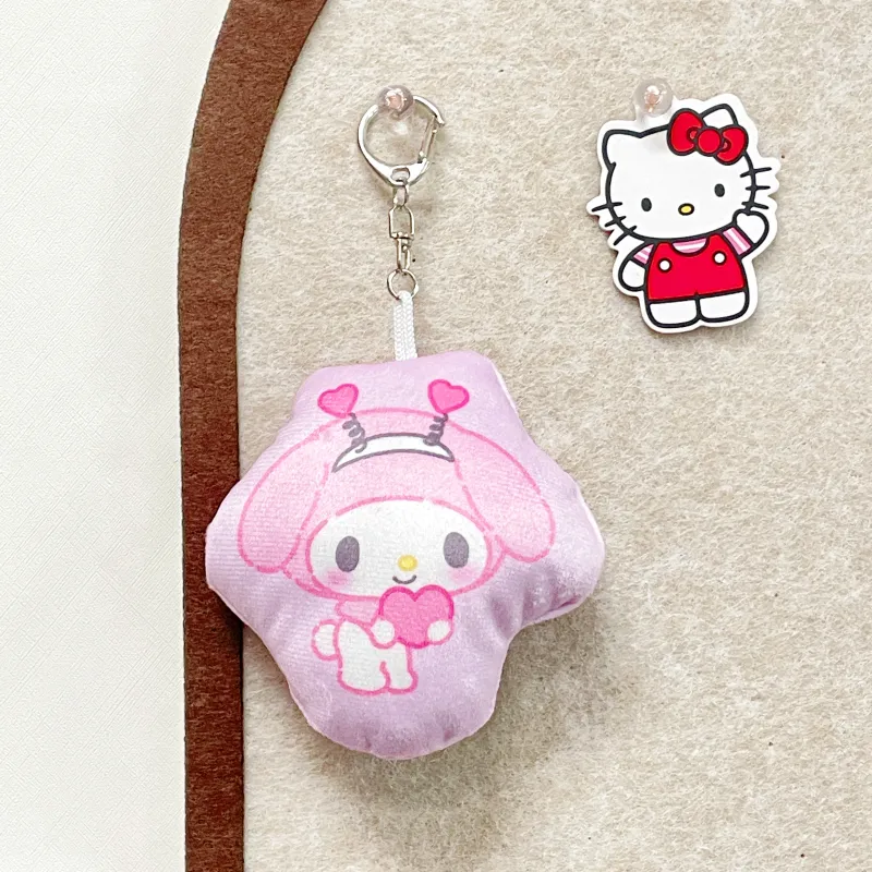 Hello Kitty Sanrio Series Polyester Keychains Women's-2