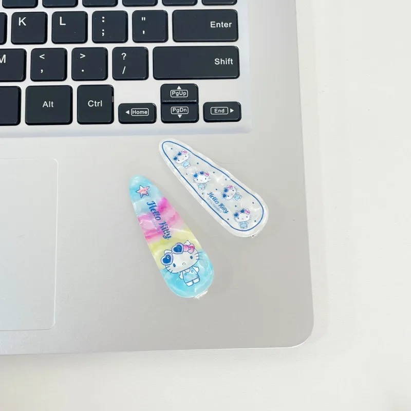 Sanrio Hello Kitty Acrylic Hair Clips Women's-4