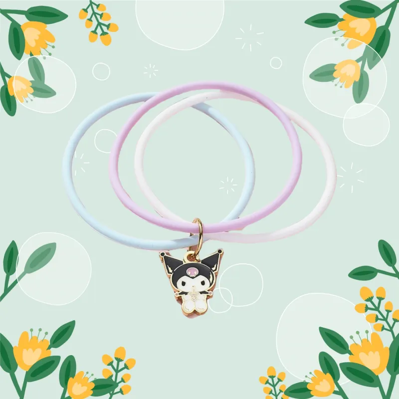 Sanrio Kulomi Silicone Bracelets Unisex-4