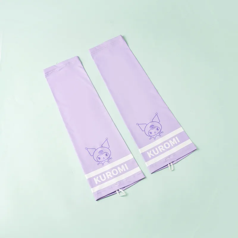 Sanrio Kuromi Polyester Sun Protection Sleeves Unisex-3