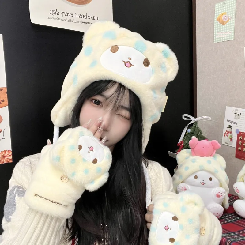 Sanrio Polyester Hoods & Plush Hats Unisex-1