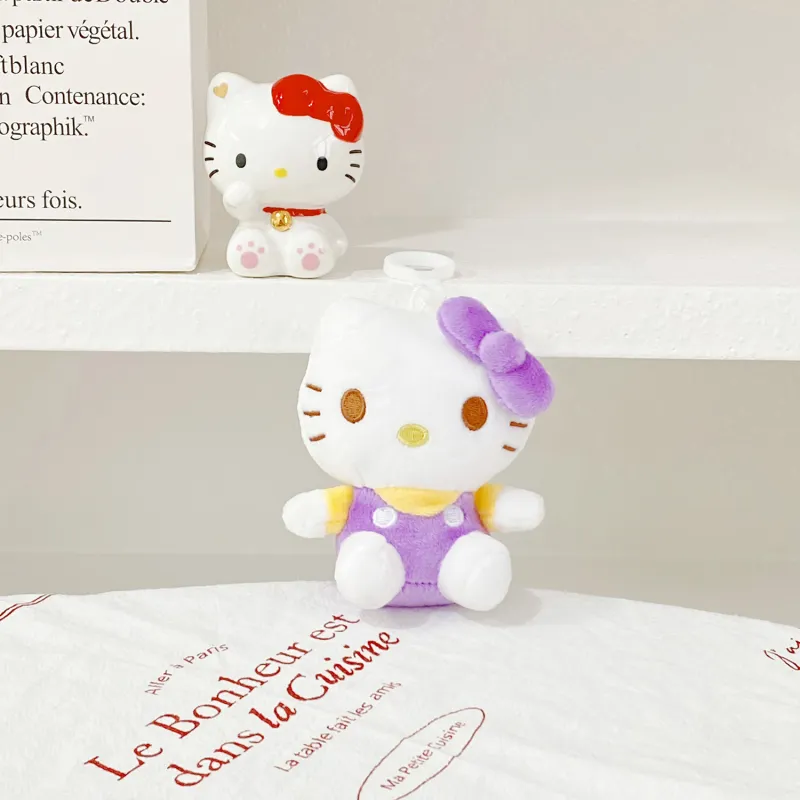 Hello Kitty Sanrio Series Polyester Keychains Women's-4