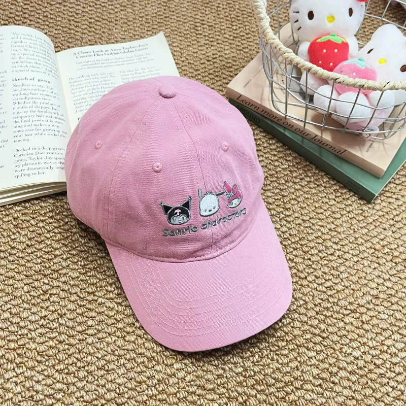 Hello Kitty Cotton Baseball Caps Women's-2