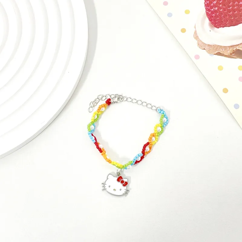 Sanrio x Hello Kitty Acrylic Bracelets Women's-4