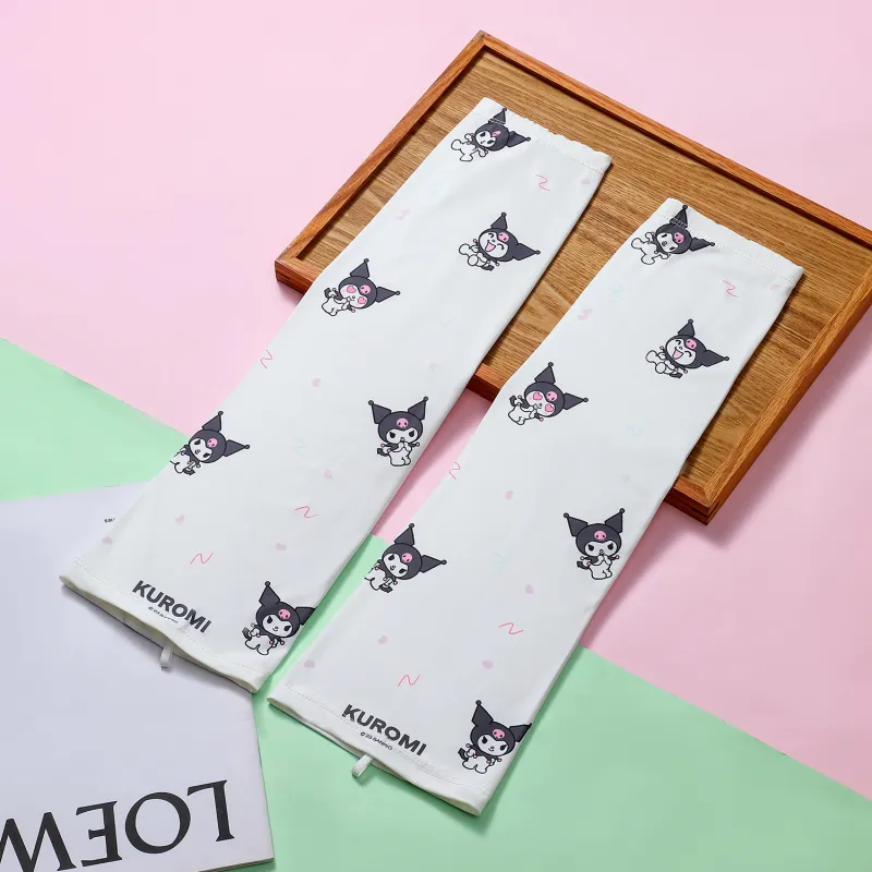 Sanrio Kuromi Polyester Sun Protection Sleeves Unisex-5