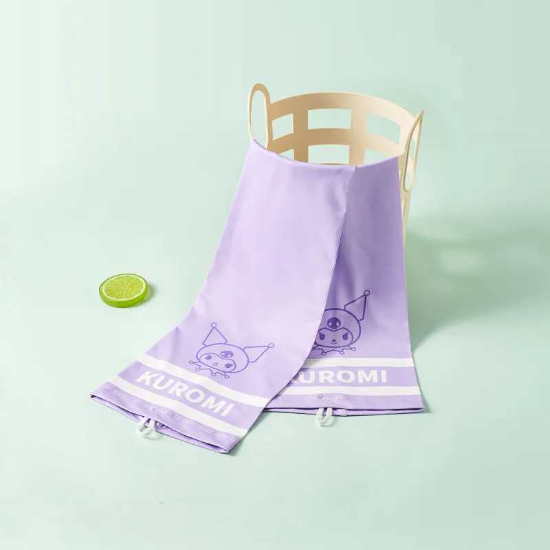 Sanrio Kuromi Polyester Sun Protection Sleeves Unisex-4