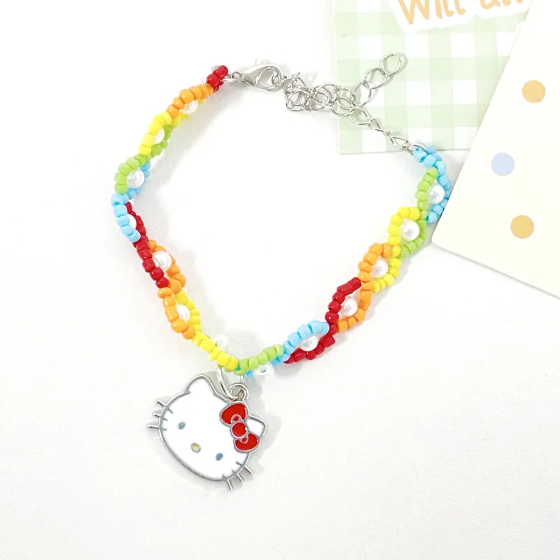 Sanrio x Hello Kitty Acrylic Bracelets Women's-2
