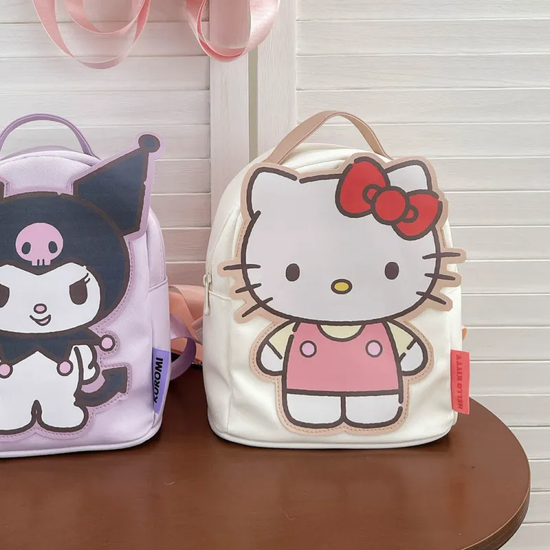 Sanrio Hello Kitty Polyester Backpack Regular Women's Ecru-4