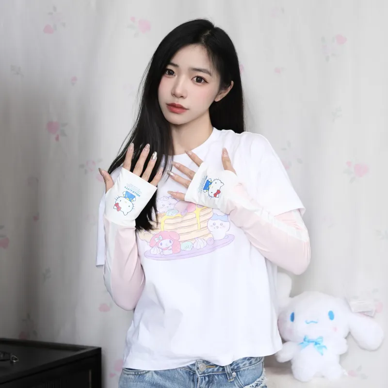 Sanrio Polyester Sun Protection Sleeves Unisex-2