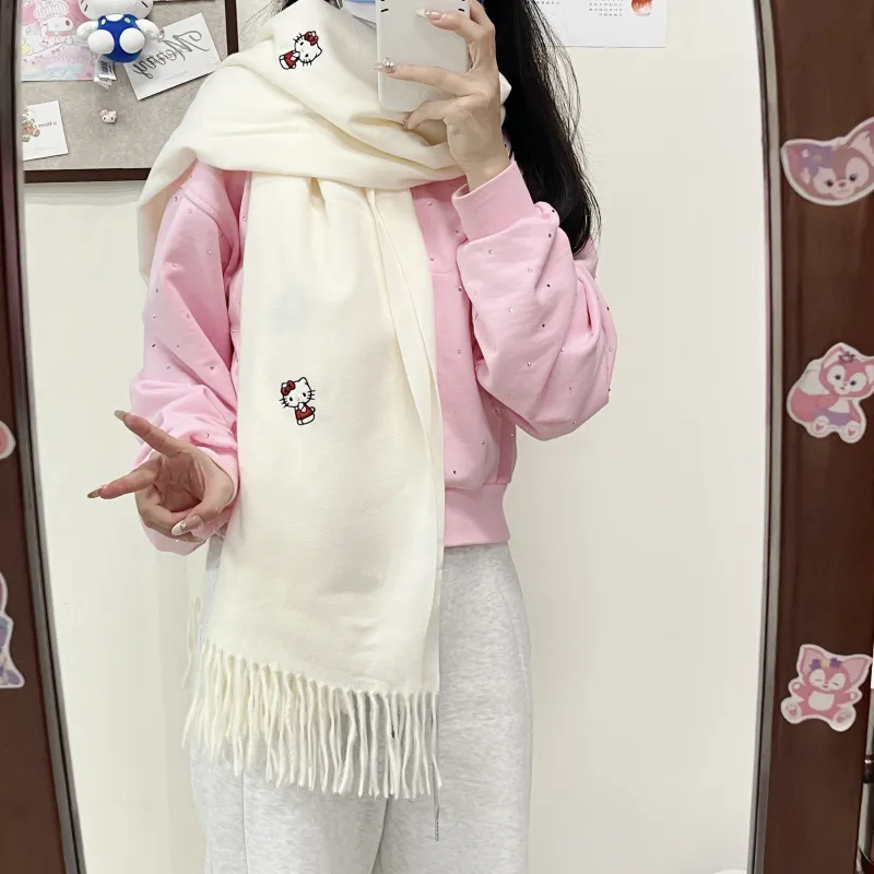 Hello Kitty X Sanrio Hello Kitty Knit Scarves Women's-4