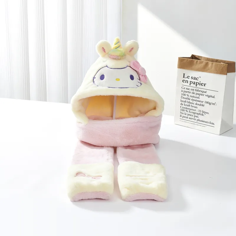 Sanrio Hello Kitty Polyester Hoods & Plush Hats Unisex-4