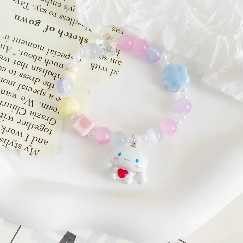 Sanrio Yugui Dog Acrylic Bracelets Women's-1