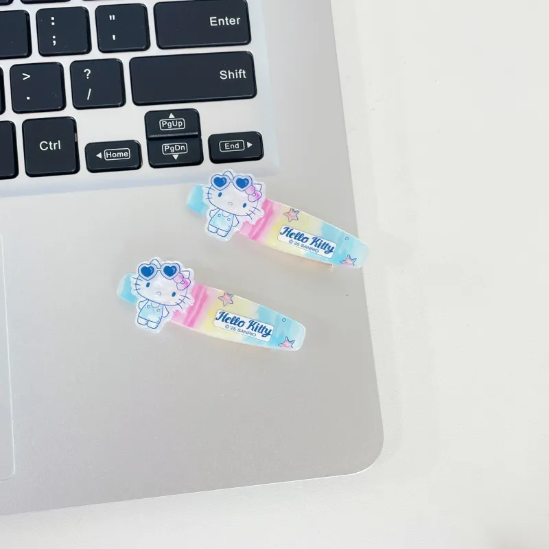 Sanrio Hello Kitty Acrylic Hair Clips Women's-3
