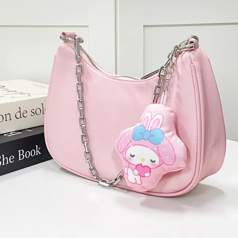 Hello Kitty Sanrio Series Polyester Keychains Women's-1