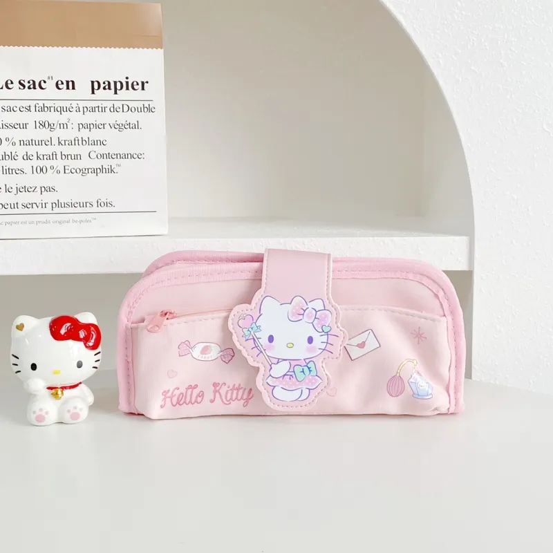 Sanrio Hello Kitty, Collaboration Polyester Storage Bag Makeup Bag Women's Pink-5