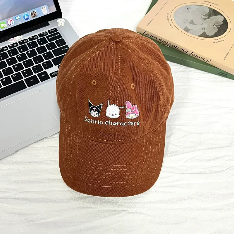 Hello Kitty Cotton Baseball Caps Women's-3