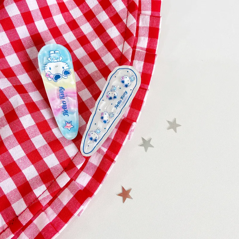Sanrio Hello Kitty Acrylic Hair Clips Women's-2