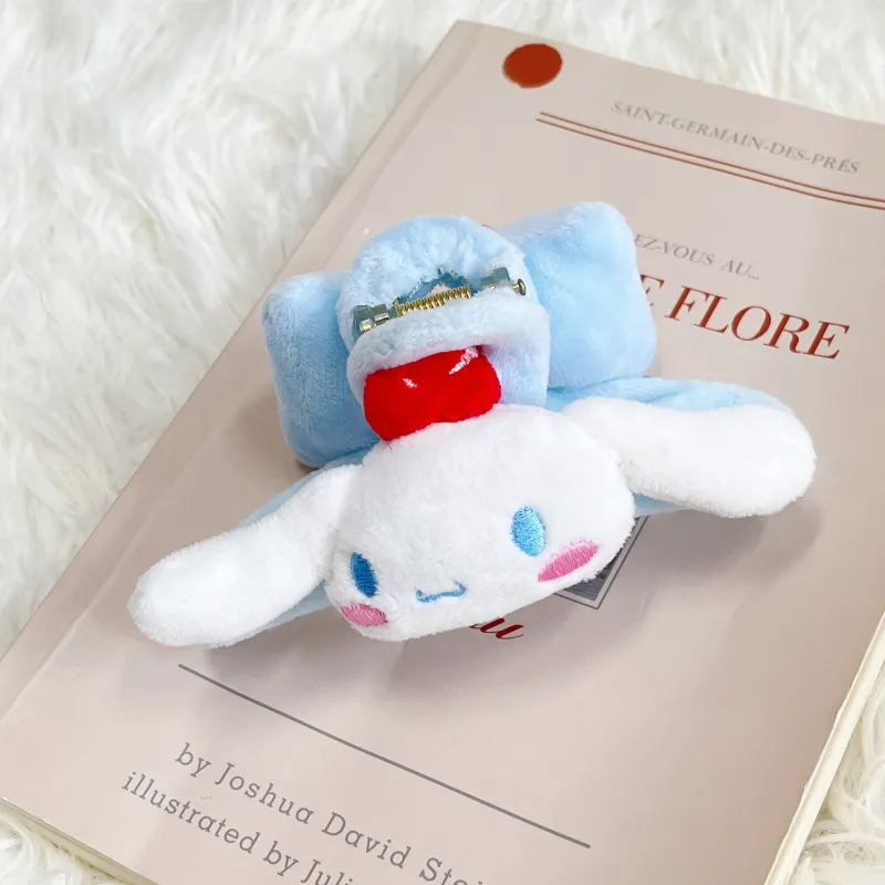 Sanrio Yugui Dog Acrylic, Polyester Hair Clips Women's-1