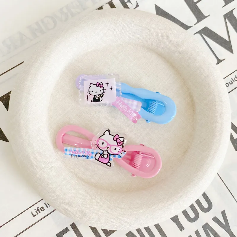 Sanrio Hello Kitty Acrylic Hair Clips Women's-3