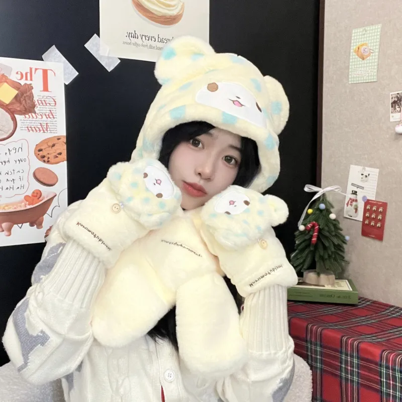 Sanrio Polyester Hoods & Plush Hats Unisex-3