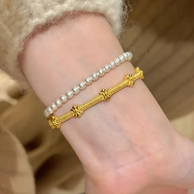 Ji Zhi S925 Silver Bangles Women's-1