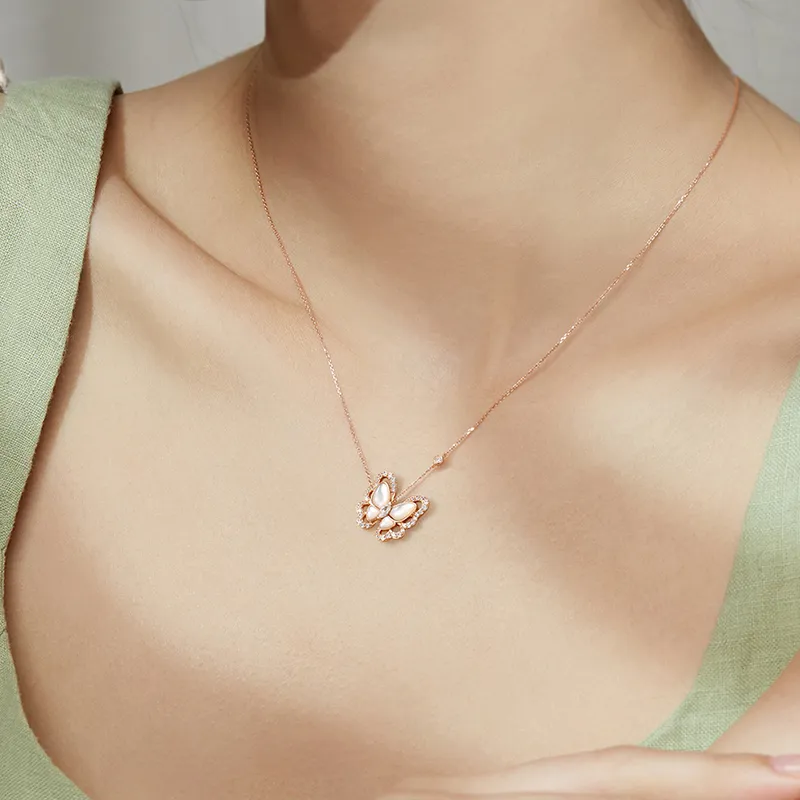 Ji Zhi S925 Silver Necklaces Women's-3