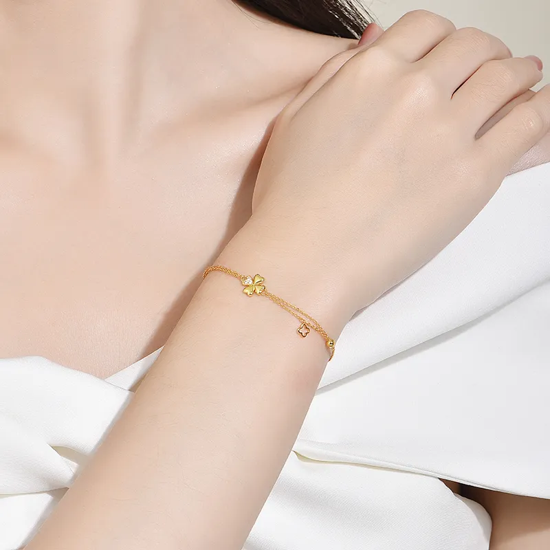 Ji Zhi 925 Sterling Silver Bracelets Women's-2
