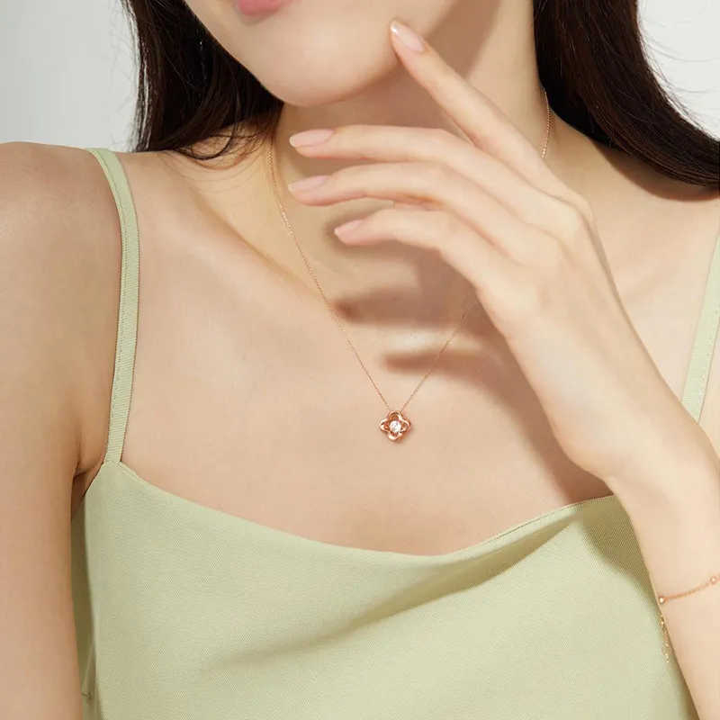 Ji Zhi S925 Silver Necklaces Women's-2