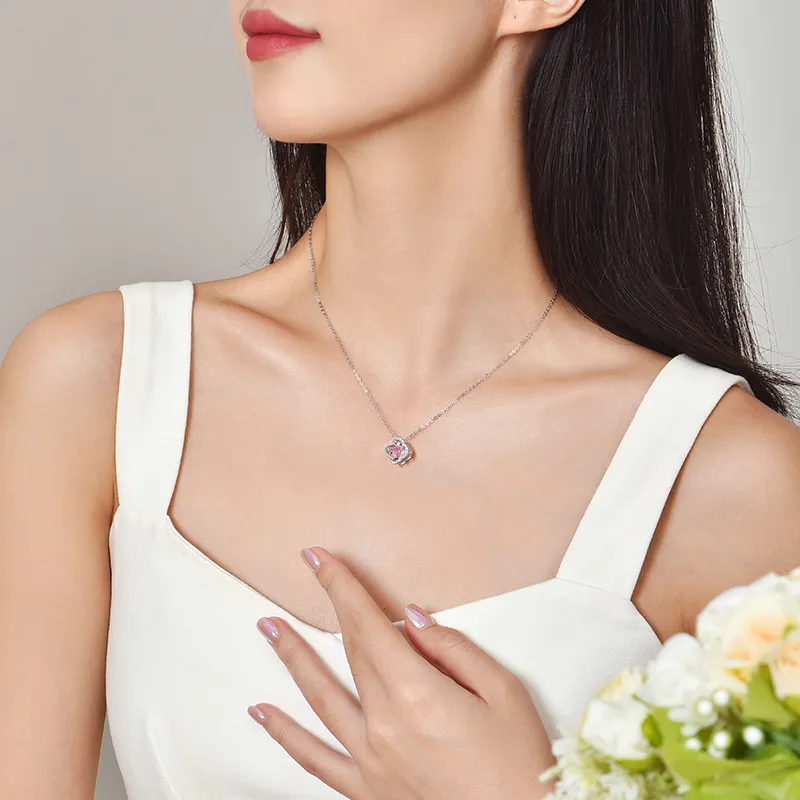 Ji Zhi S925 Silver Necklaces Women's-7