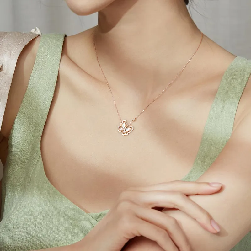 Ji Zhi S925 Silver Necklaces Women's-1