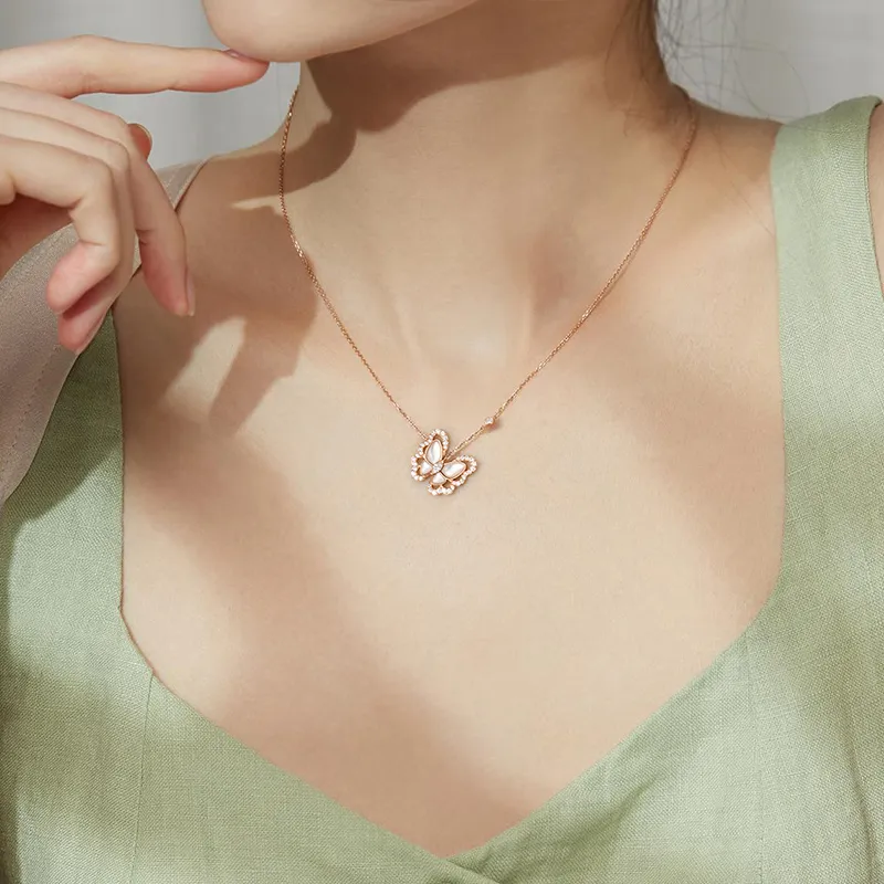 Ji Zhi S925 Silver Necklaces Women's-2