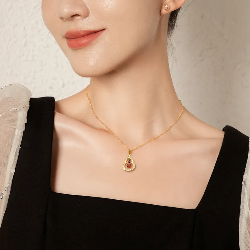 Ji Zhi S925 Silver Necklaces Women's-2