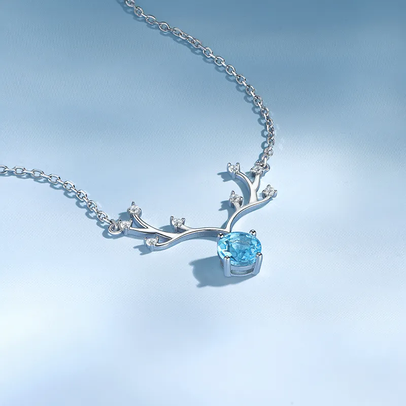 Ji Zhi S925 Silver Necklaces Women's-4