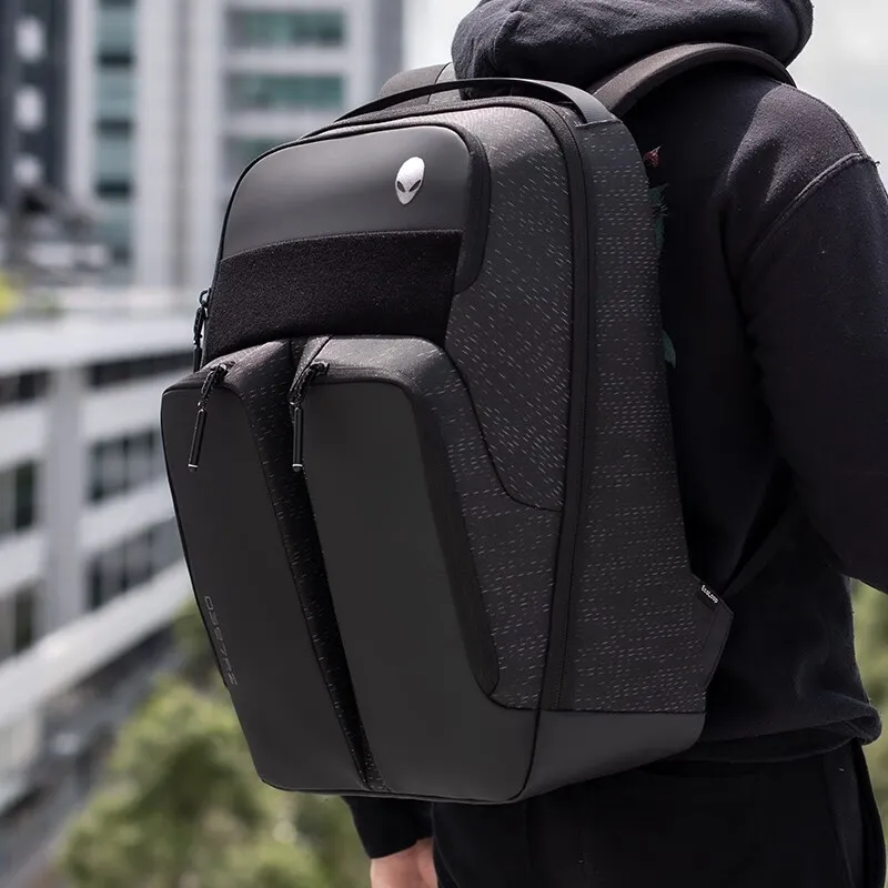 ALIENWARE Nylon Travel Backpack Large Size Unisex Black-5