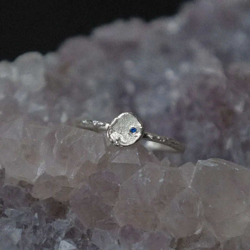 M.Wong 925 Sterling Silver Star Dot Ring Women's-1
