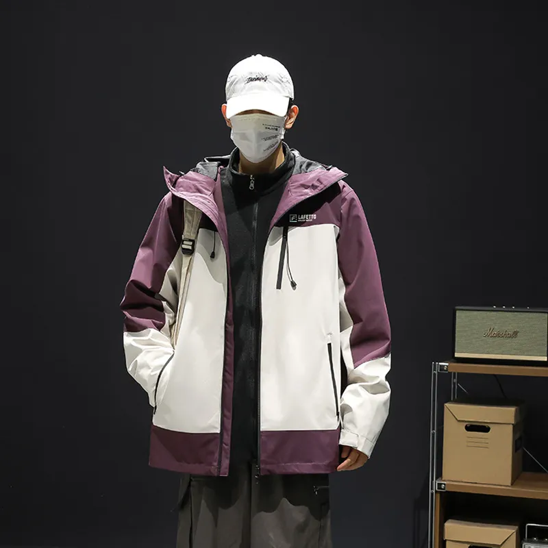 Lafetto Waterproof And Windproof Windbreaker Jacket Unisex-14