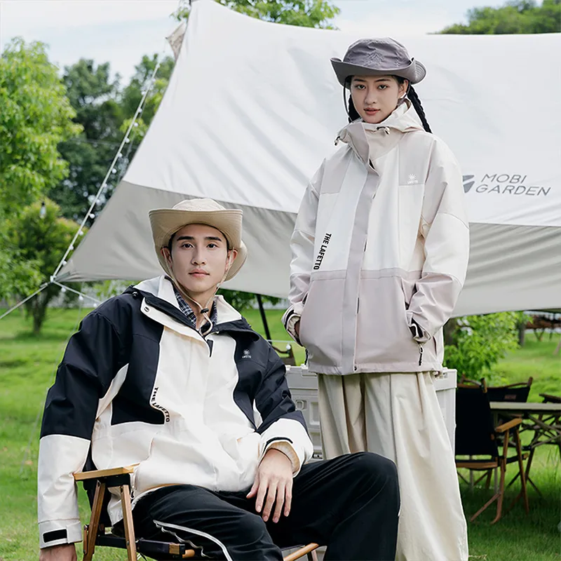 Lafetto Waterproof And Windproof To Keep Warm Windbreaker Jacket Unisex-7
