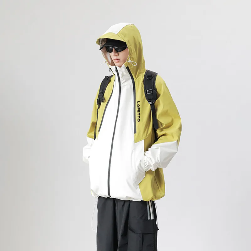 Lafetto Waterproof And Windproof Windbreaker Jacket Unisex-8
