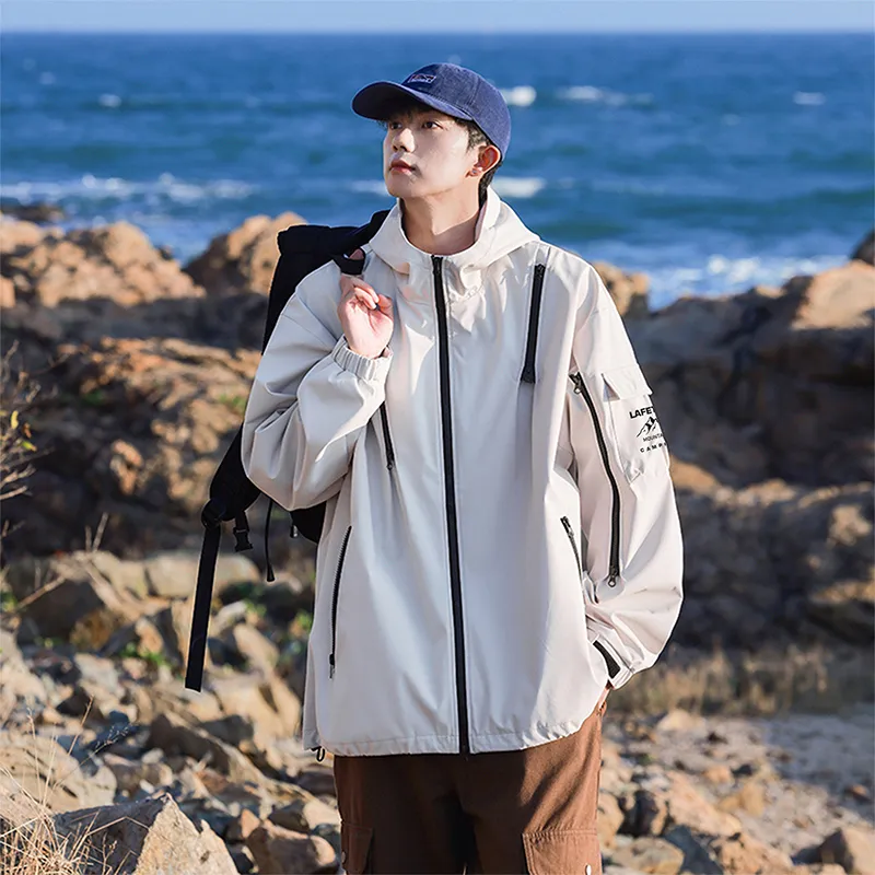 Lafetto Waterproof And Windproof Windbreaker Jacket Unisex-10